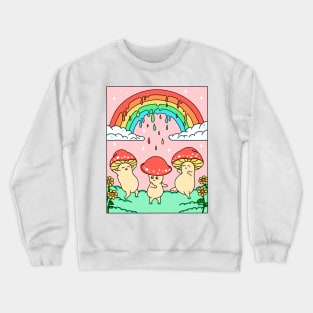 Happy Mushrooms Crewneck Sweatshirt